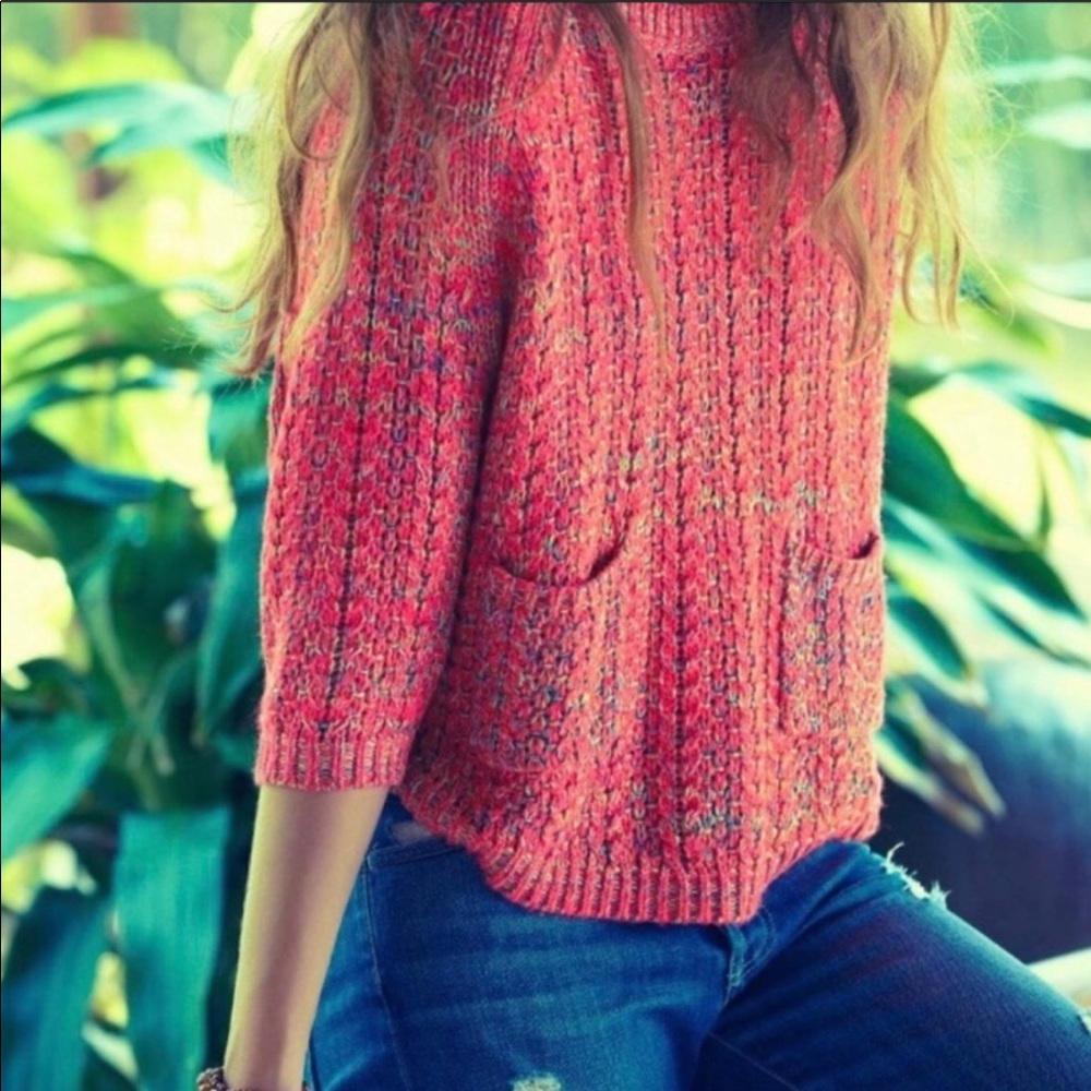 Anthropologie Moth Sweater With Pockets